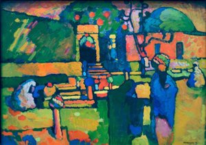 Arab Cemetery by Wassily Kandinsky